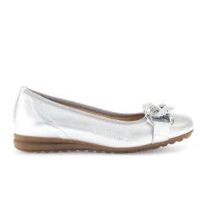 Gabor Silver Sporty Ballerina