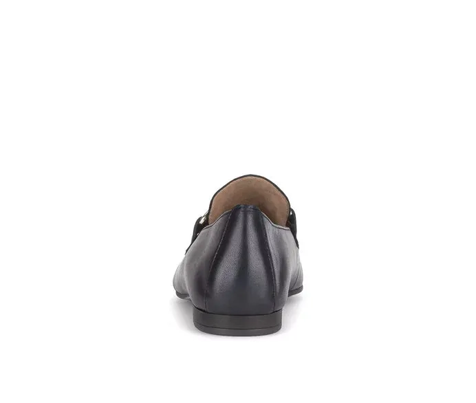 Gabor Smooth Leather Navy Loafer