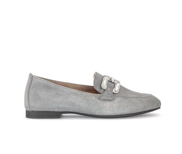 Gabor Suede Grey Loafer