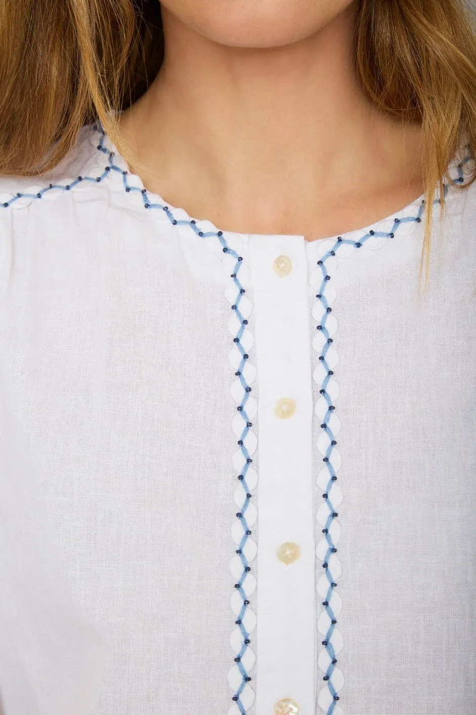 Georgina Blouse - White