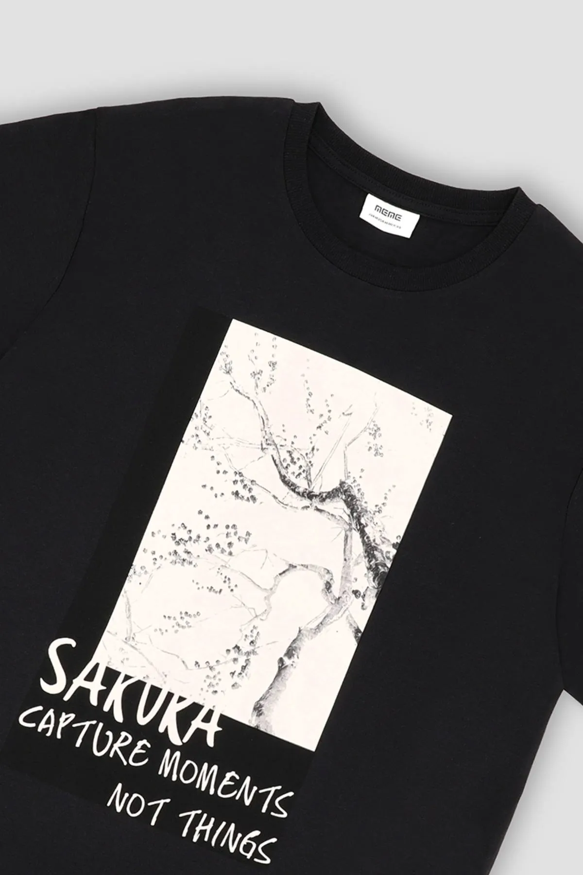 Graphic T-Shirt For Men - Black