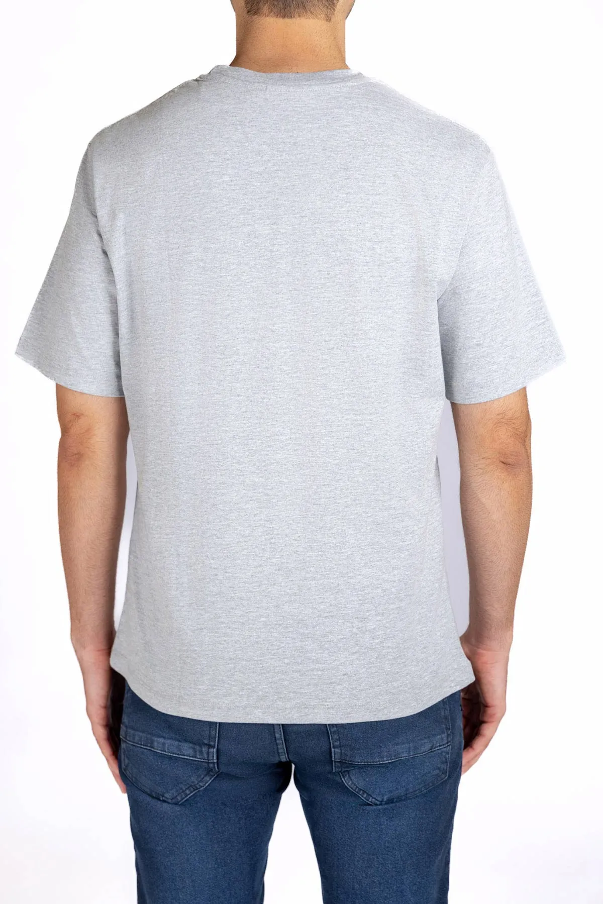 Graphic T-Shirt For Men - Heather Grey