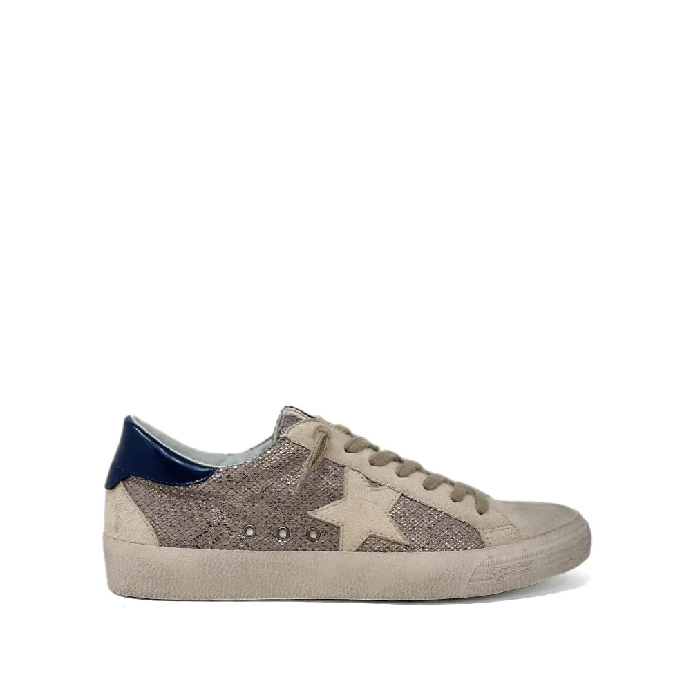 Grey   Navy Star Sneaker