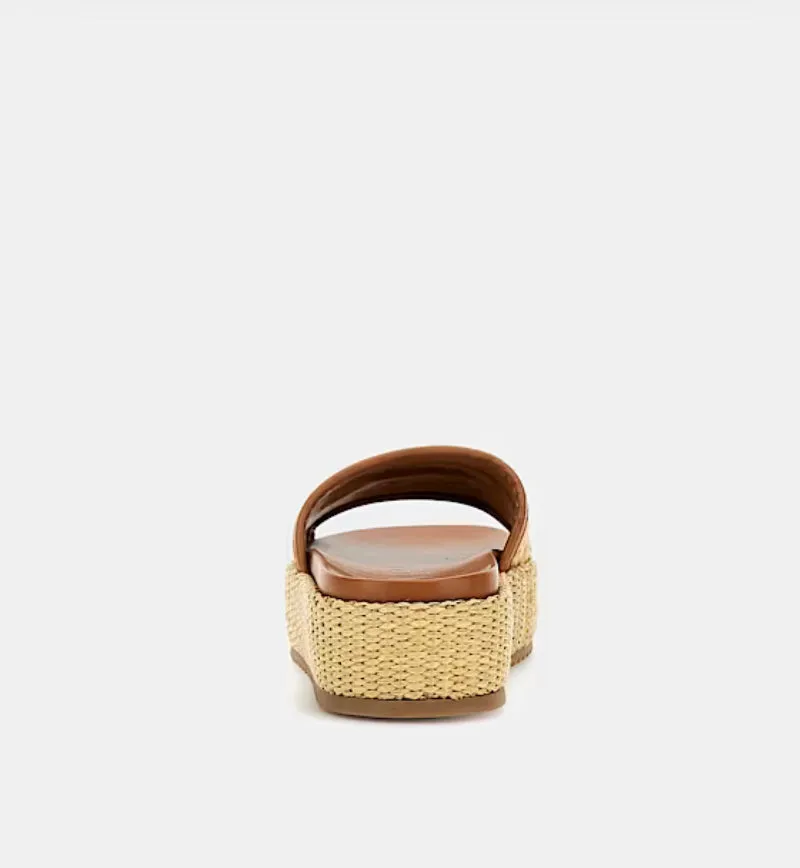 Guess Lonney Leather Blend Slider