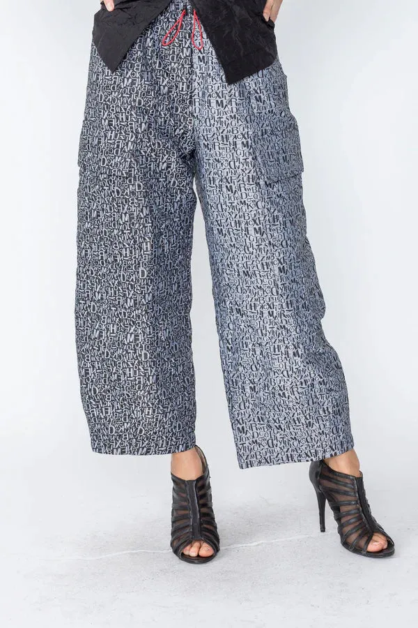 IC Collection CRUSH ALPHABET CARGO PANTS Style 4991P