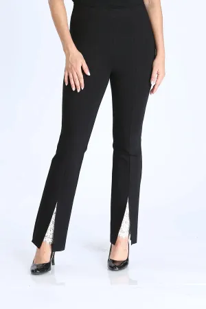 IC Collection Front Split & Lace Insert Long Pants Style 3814P