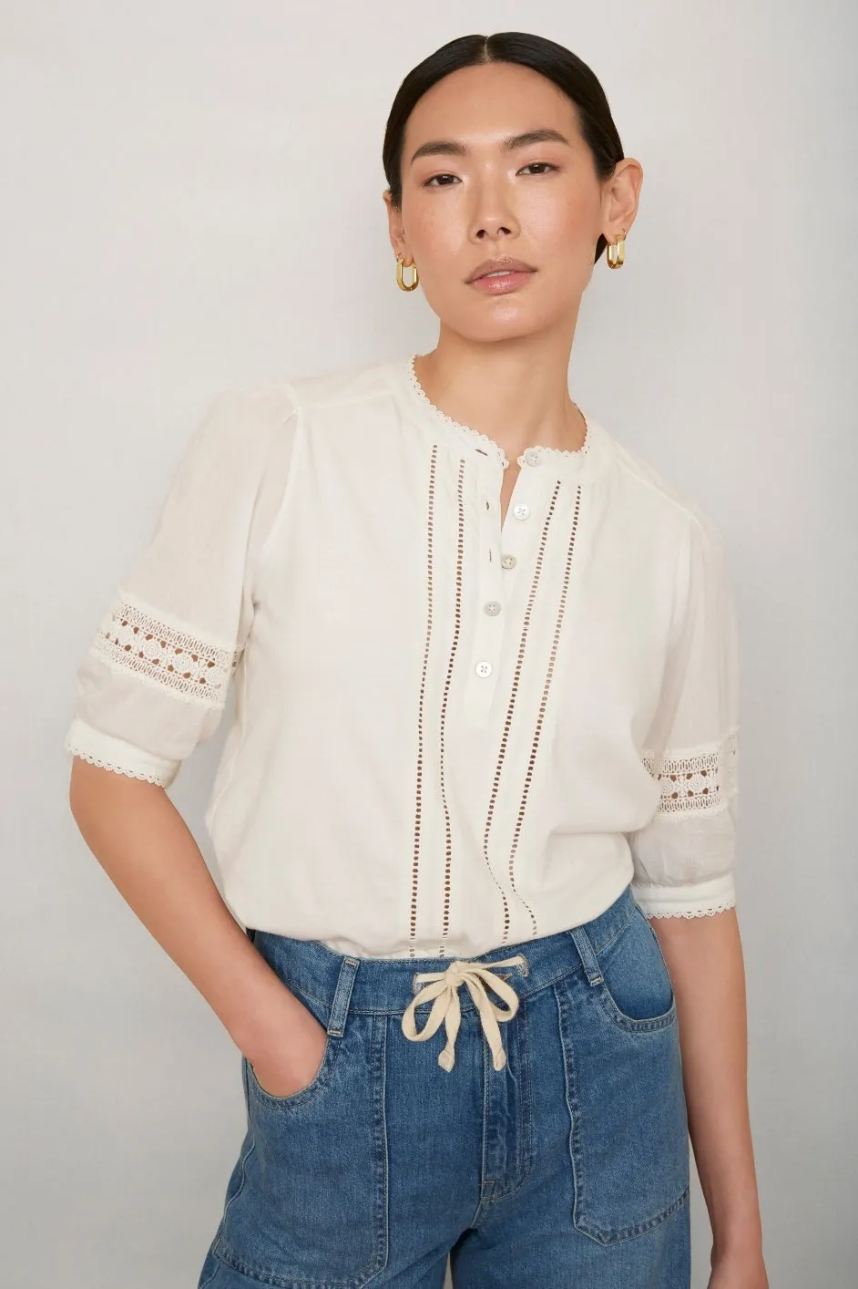 Iryna Top - Ivory