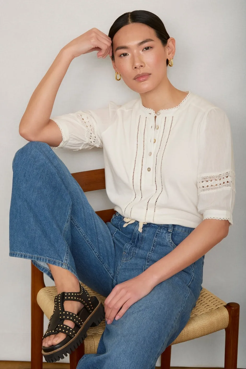 Iryna Top - Ivory