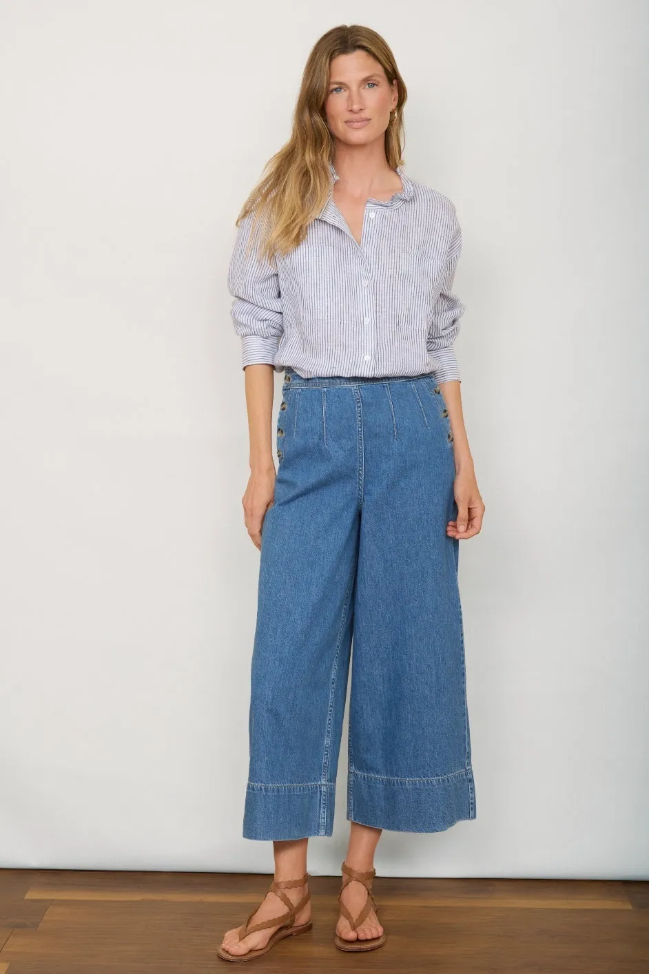 Jade Sailor Jean - Mid Wash