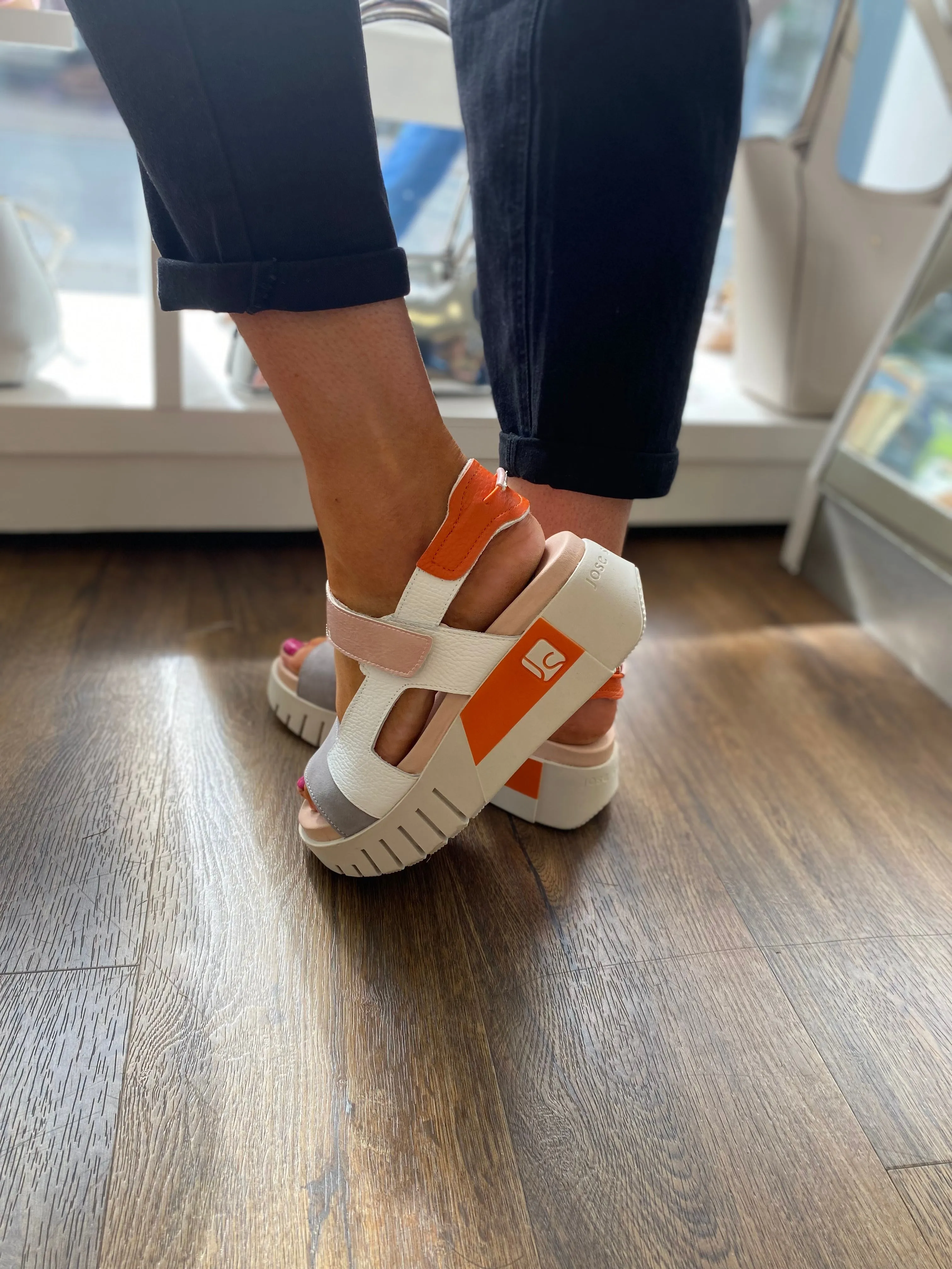 Jose Saenz Platform Sandal