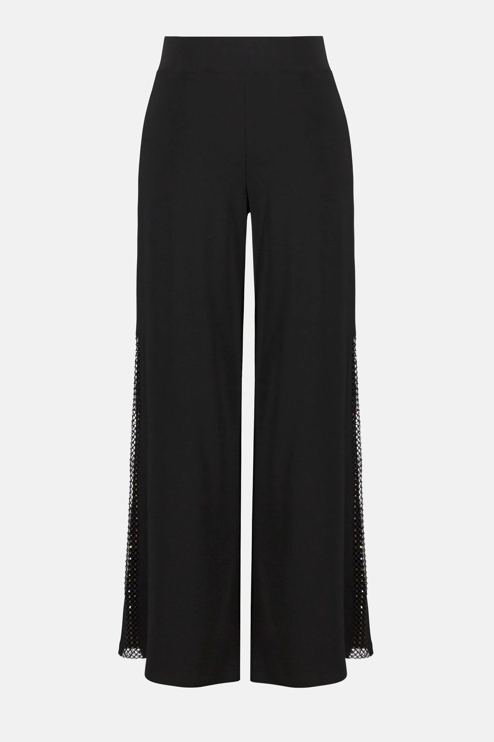 Joseph Ribkoff  Signature Silky Knit Wide Leg Pants with Rhinestone Detail 253729