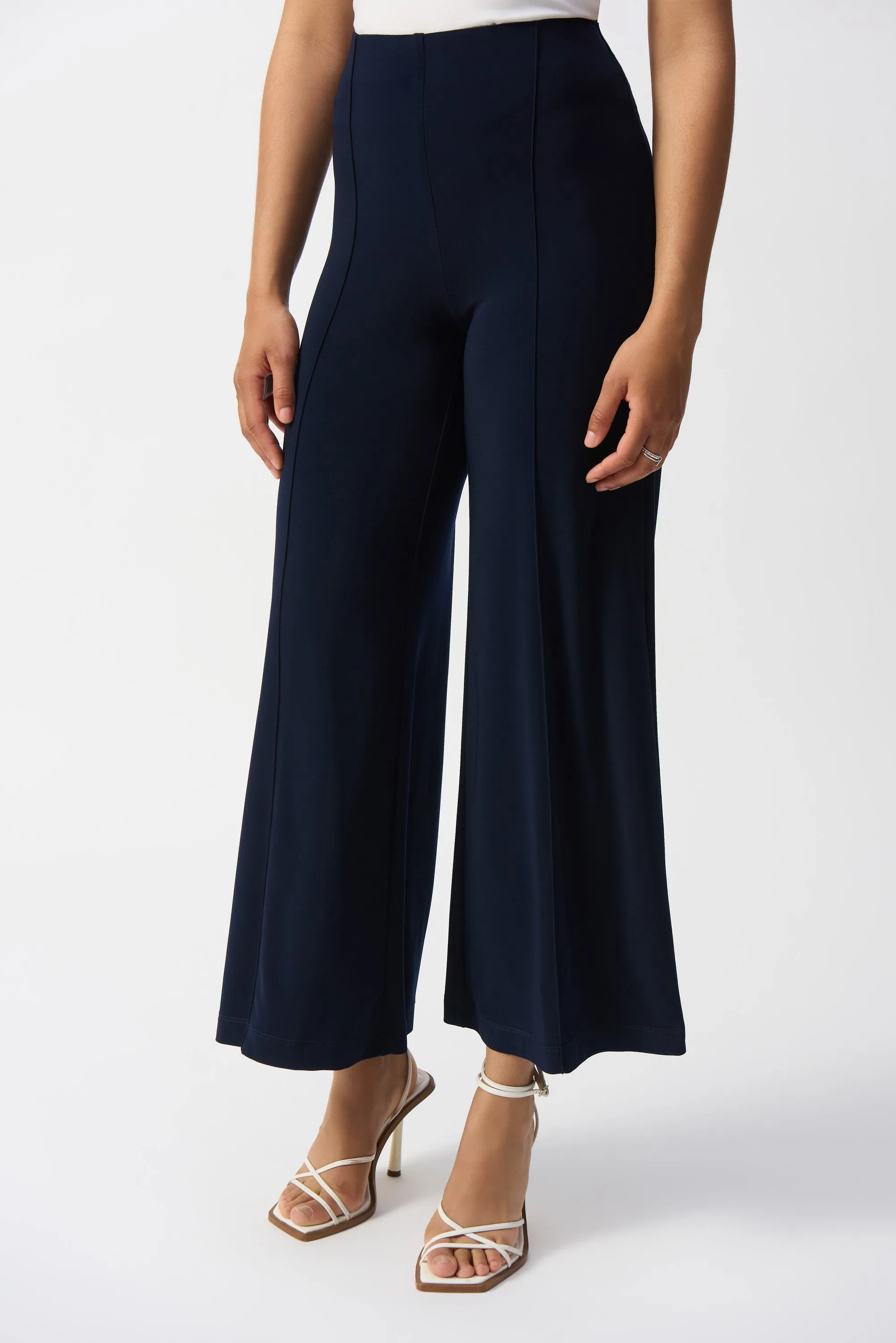 Joseph Ribkoff Silky Knit Pull-On Wide-Leg Pants - 251017 - S25