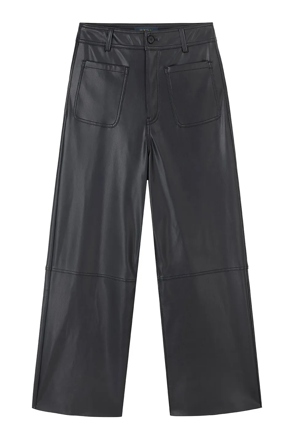 Jules Faux Leather Trousers - Black