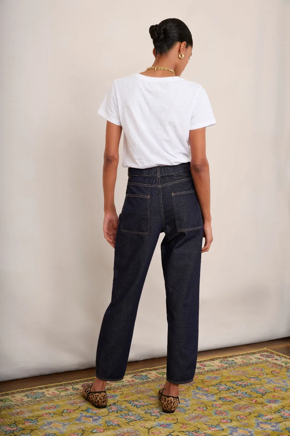 June Tapered Jean - Rinse Wash