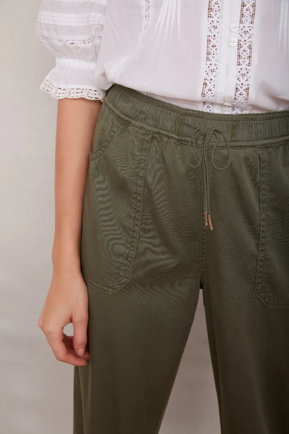 Kayla Cargo Trouser - Khaki