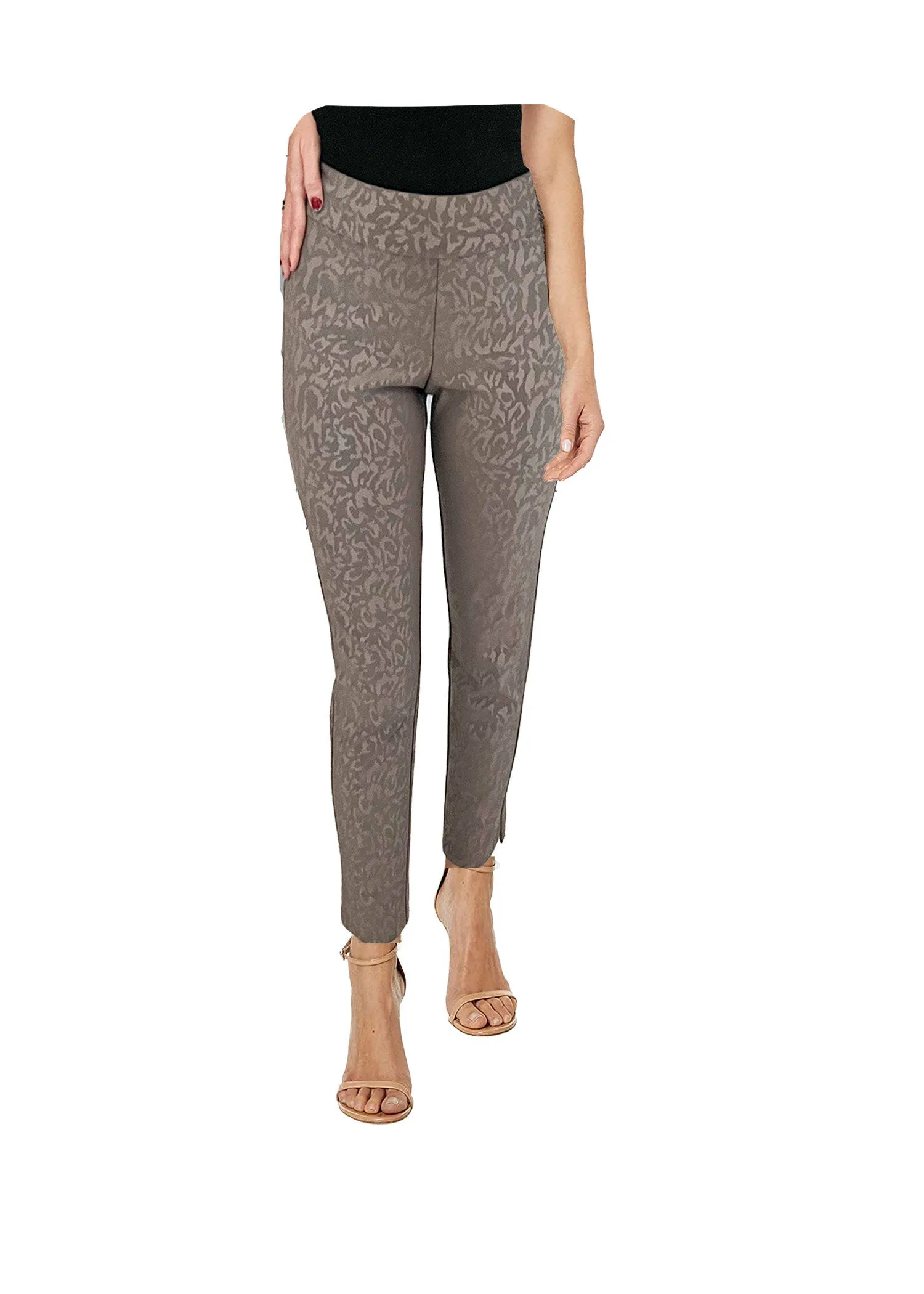 Krazy Larry Microfiber Skinny Long Tailored Pants Style P-21 - 1