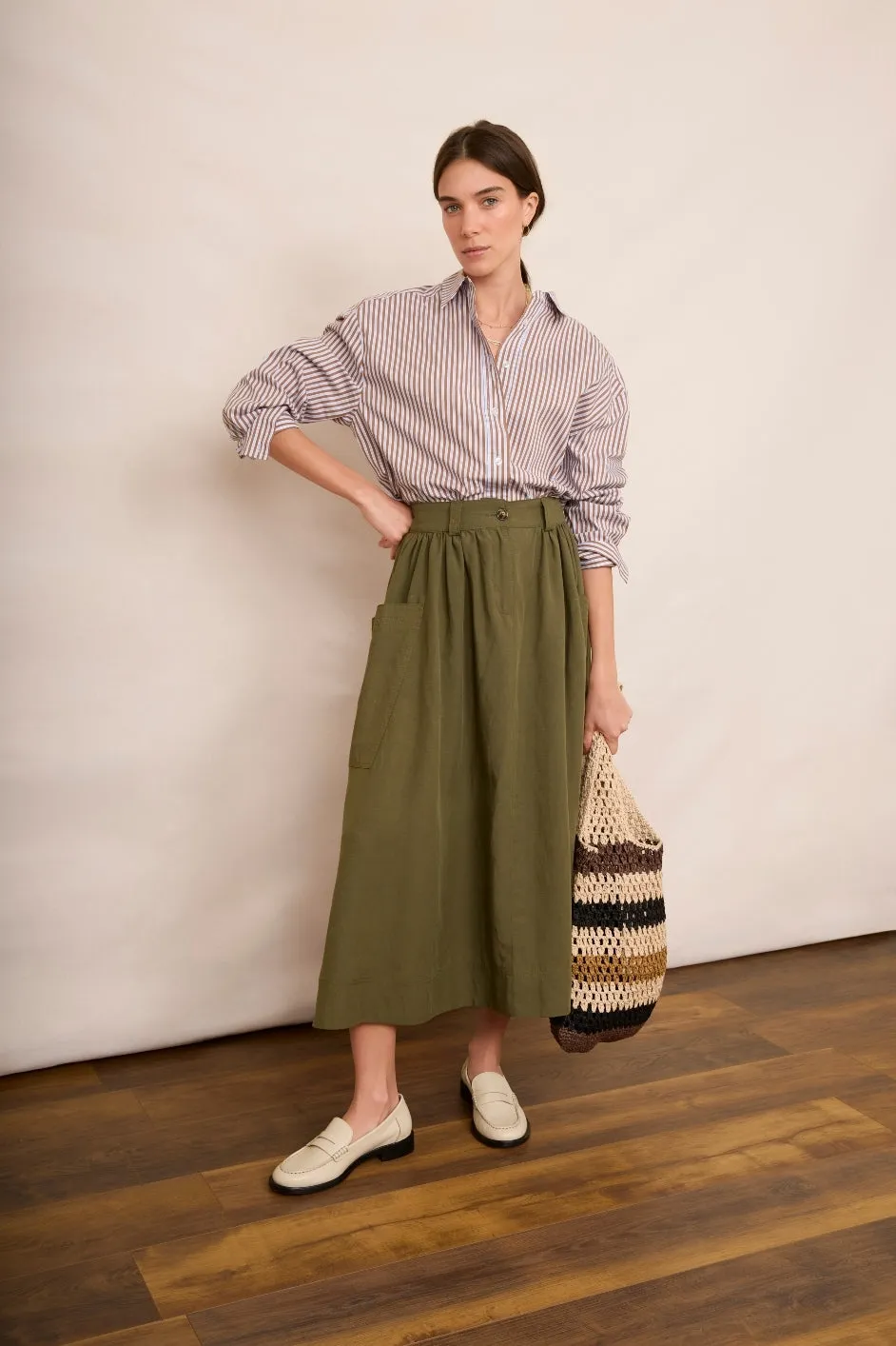 Lacey Skirt - Khaki