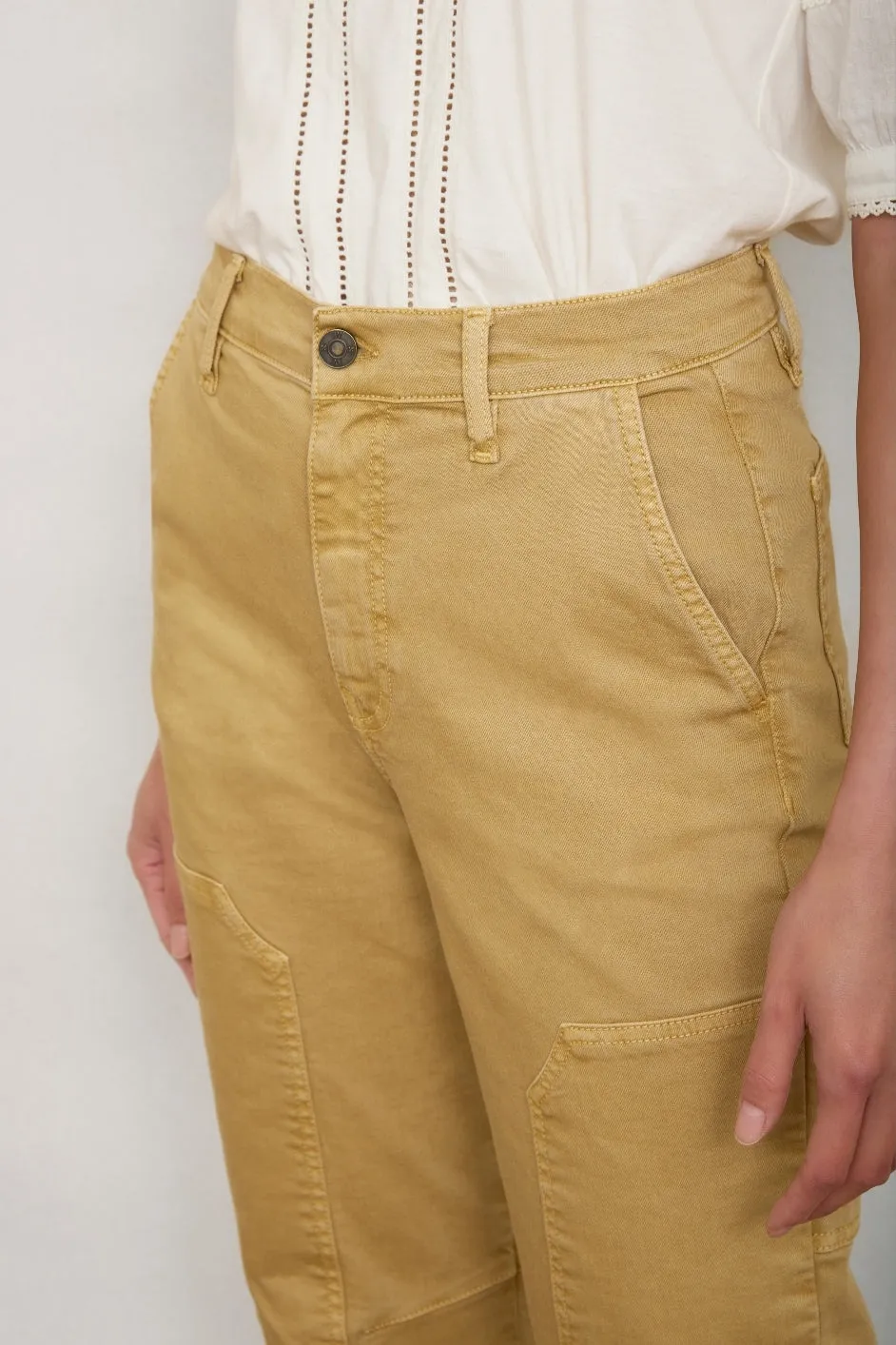 Leonie Straight Leg Jean - Sand