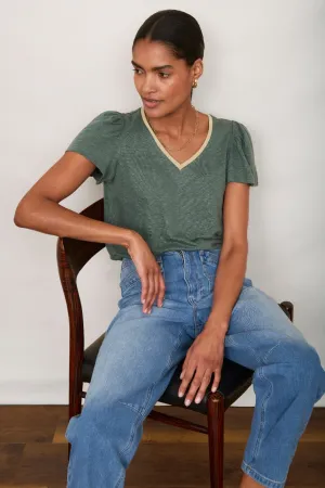 Lily Linen Tee Shirt - Rosemary