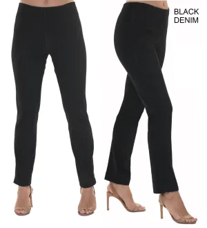 Lior Sasha denim pull on pant, BLACK, BEST SELLER