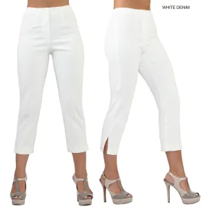 Lior Sydney denim pull on pant White
