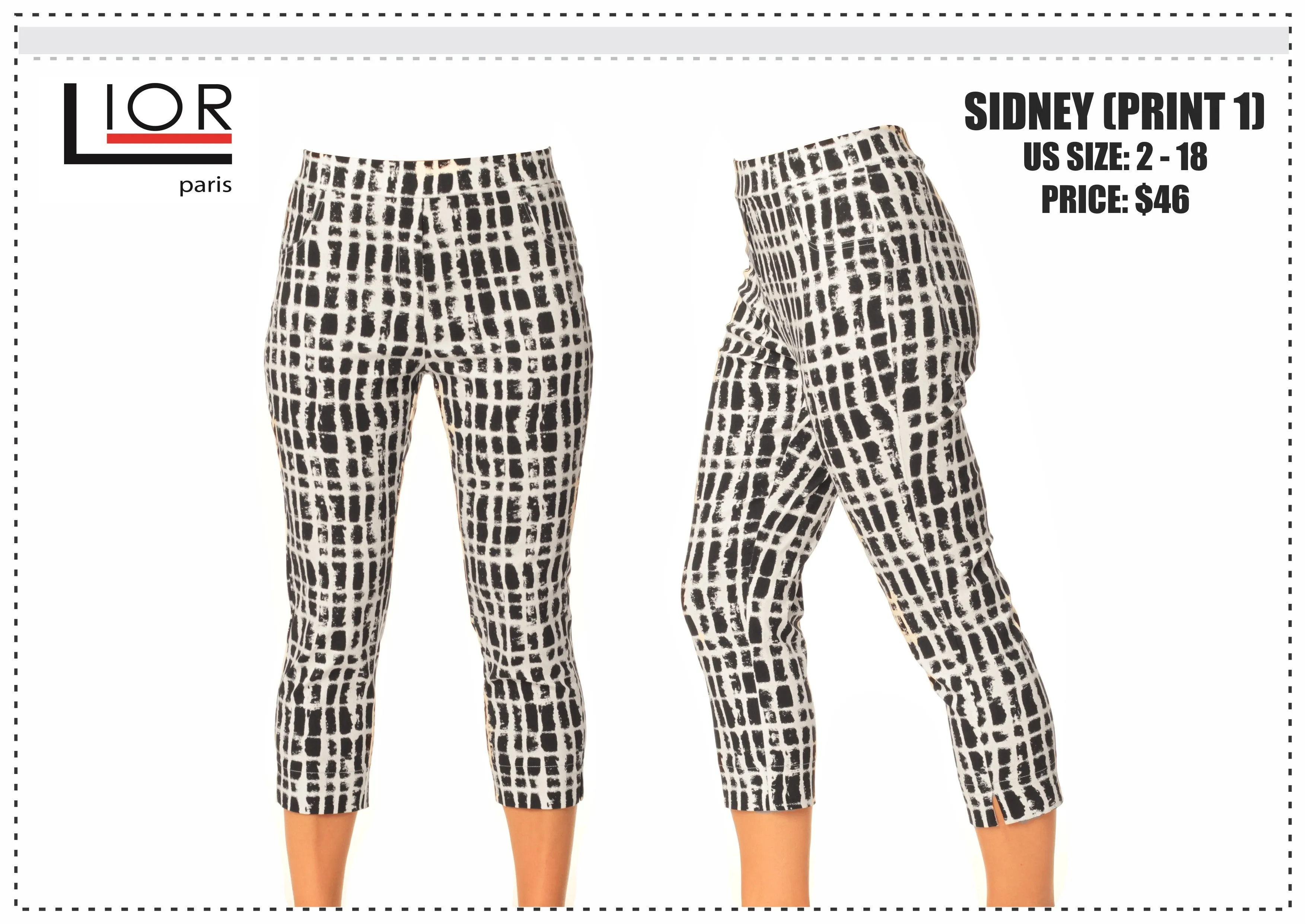 Lior Sydney pant print #1