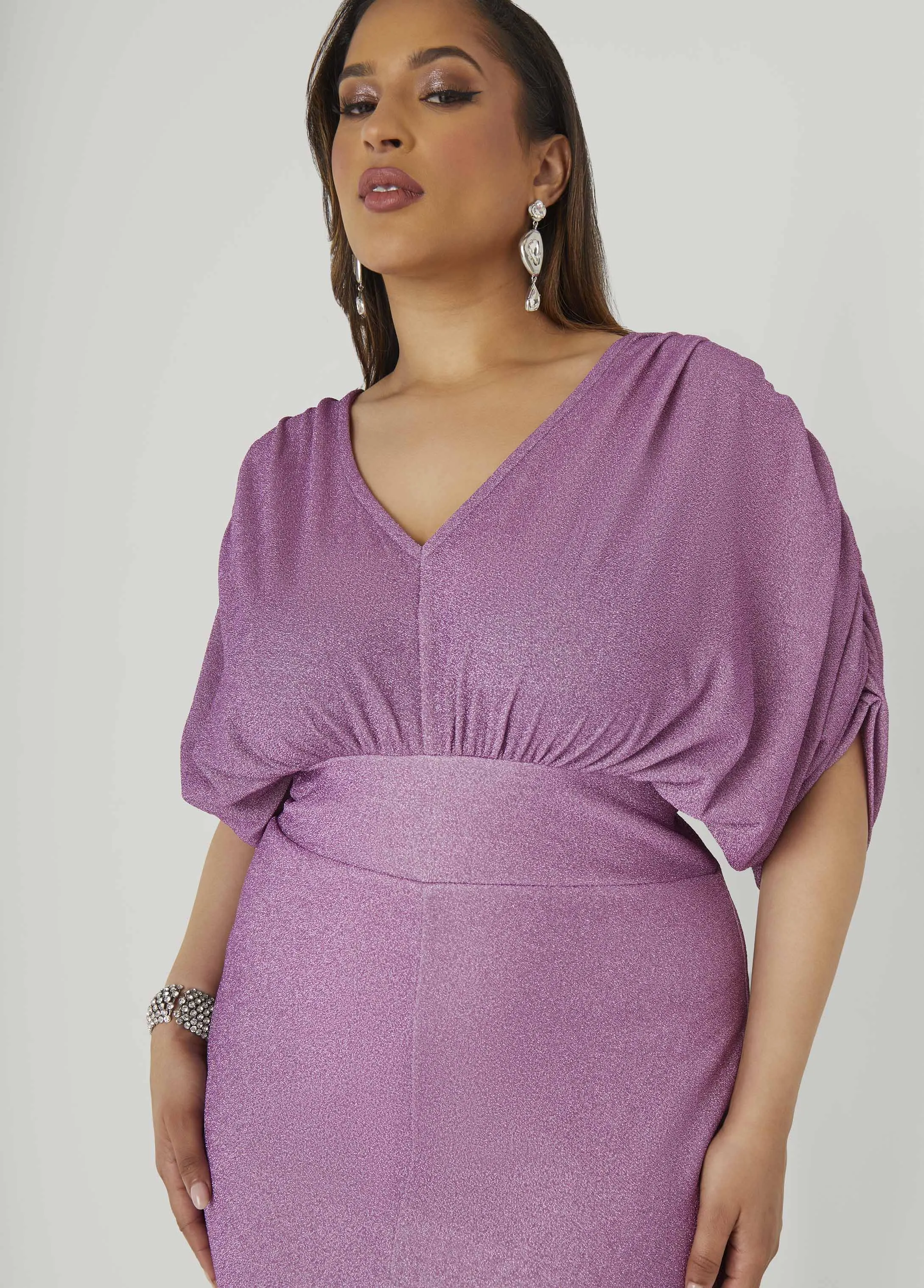Lurex? Hi Low Mermaid Gown