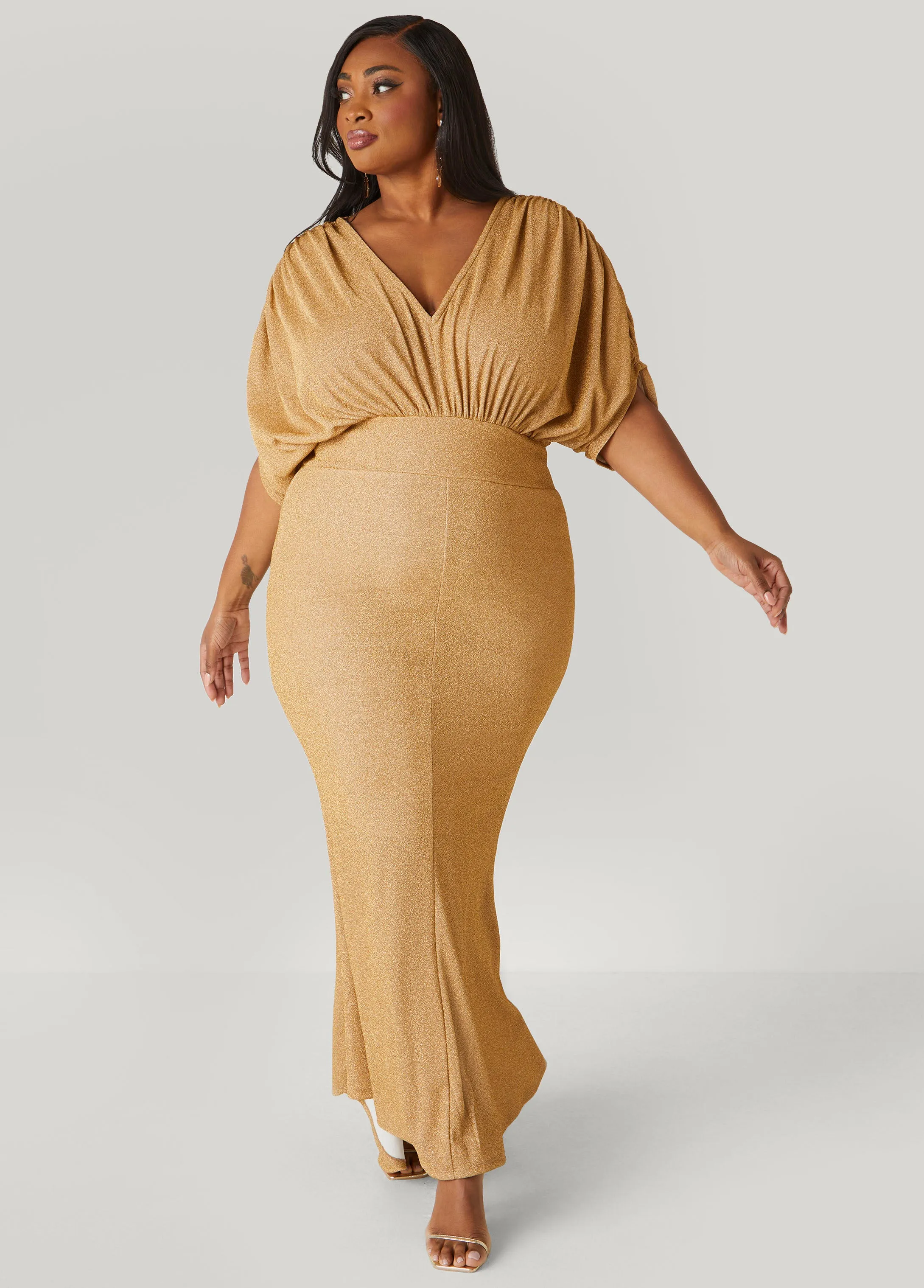 Lurex? Hi Low Mermaid Gown