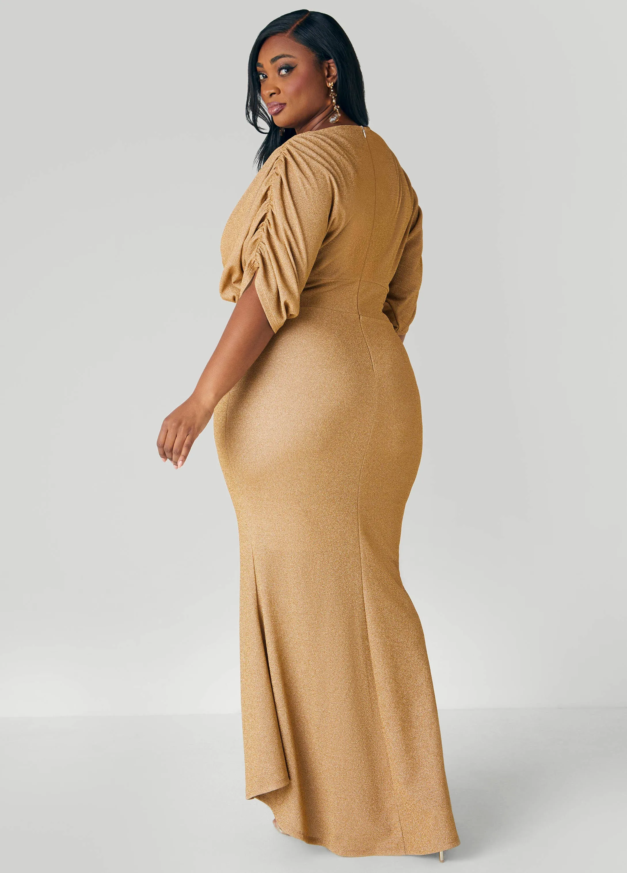 Lurex? Hi Low Mermaid Gown