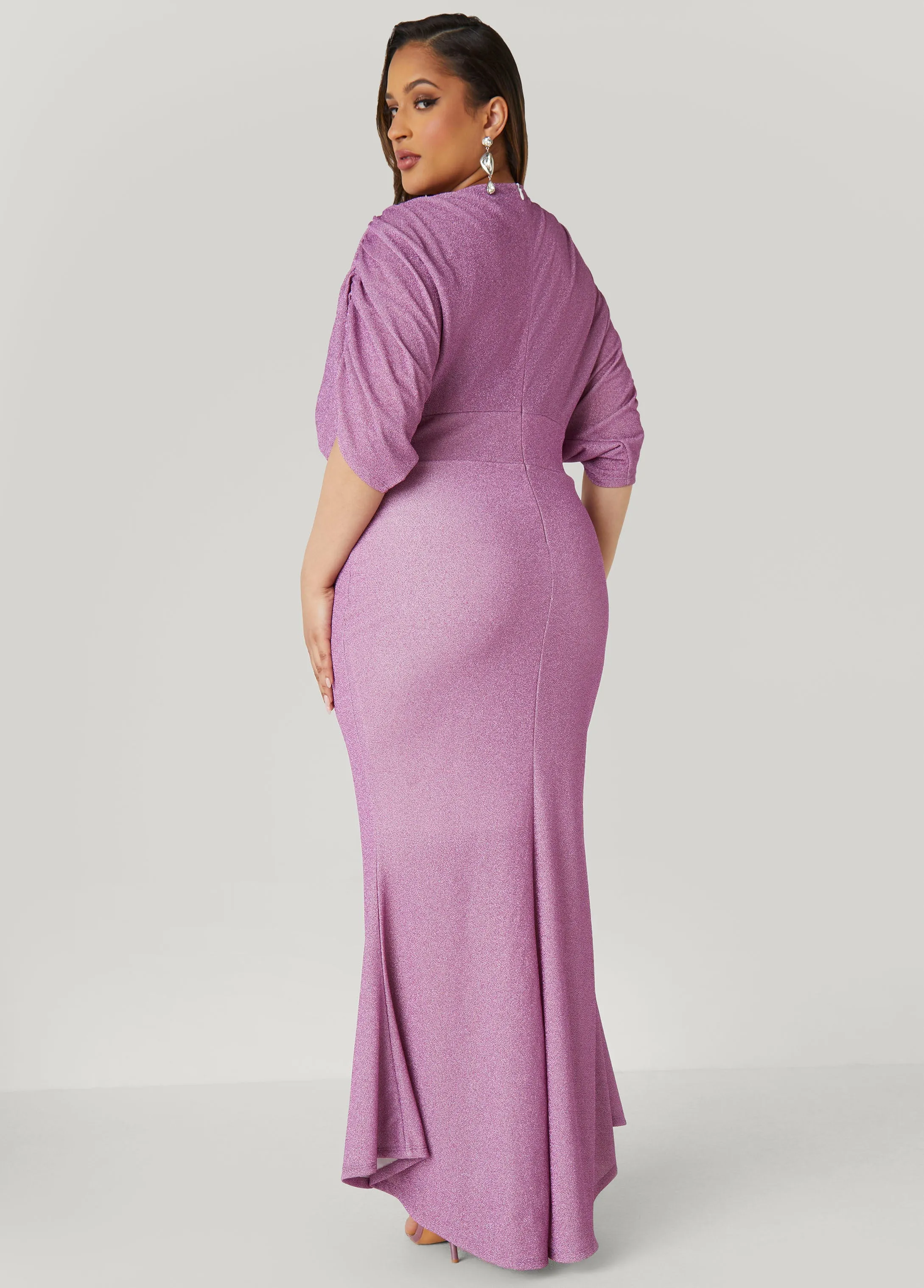 Lurex? Hi Low Mermaid Gown
