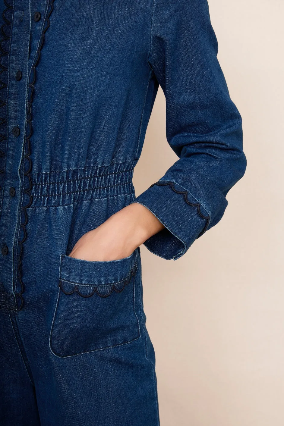 Lydia Jumpsuit - Denim