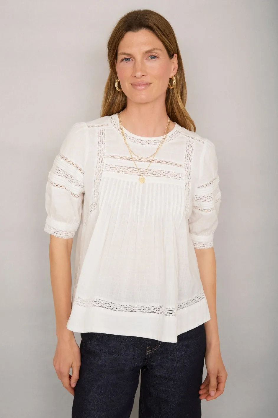 Lyra Blouse - Ivory