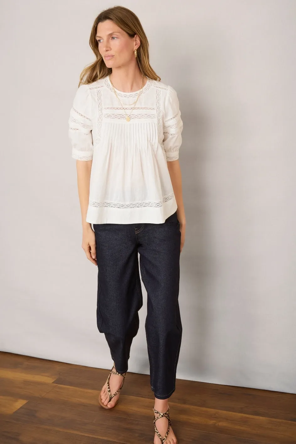 Lyra Blouse - Ivory