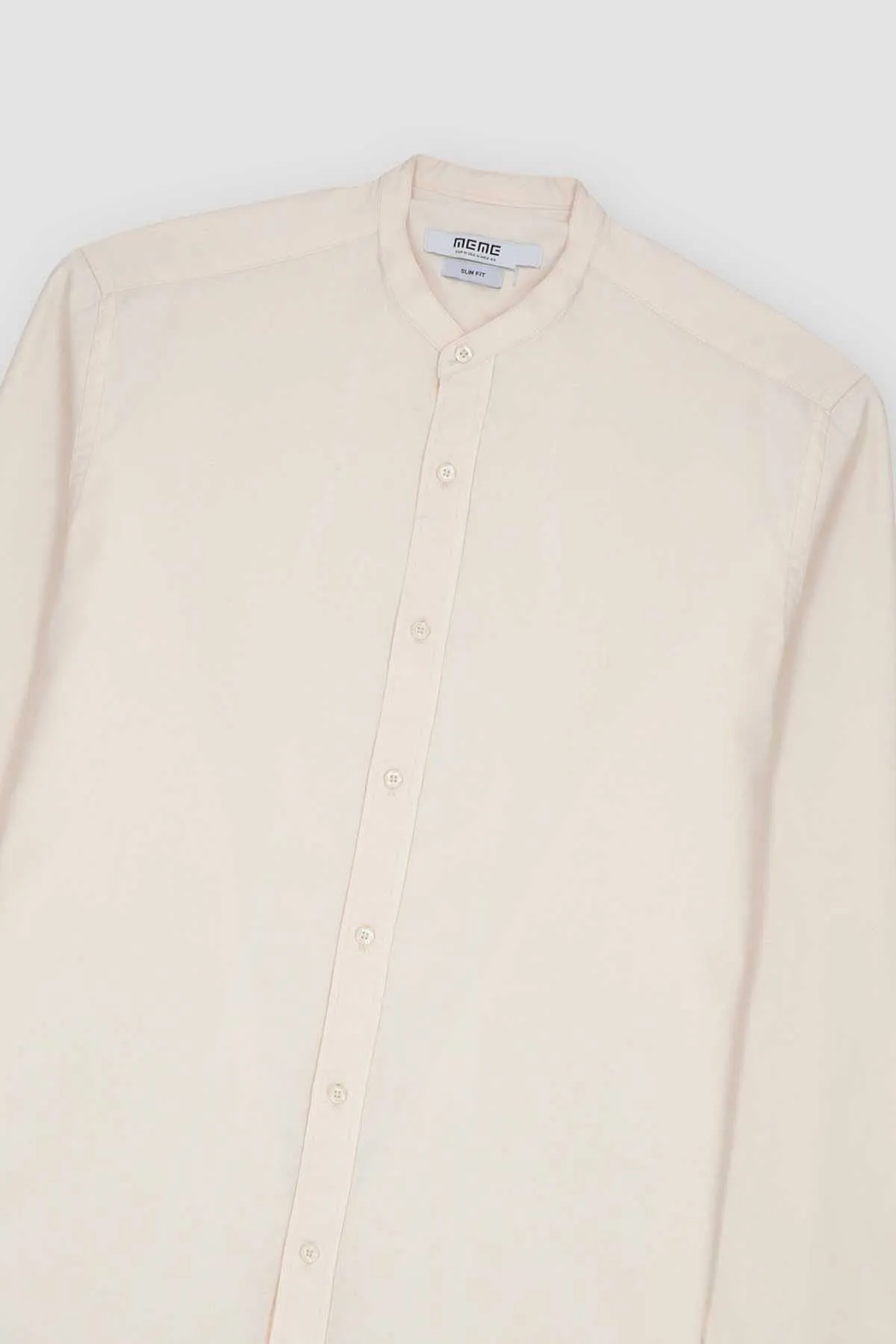 Mandarin Collar Shirt For Men - Pearl Bush - New Arrival