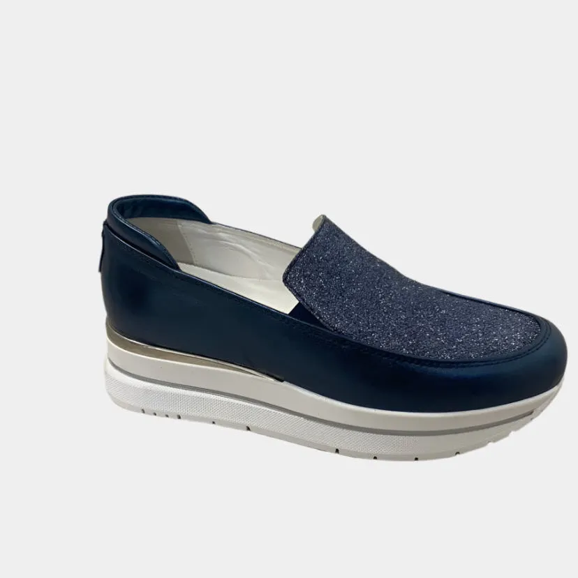Marco Moreo Farah Metallic Wedge Shoes