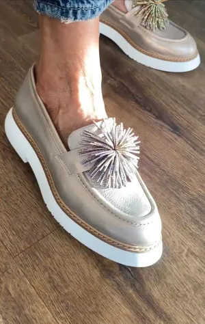 Marian Gold Tassel Loafer