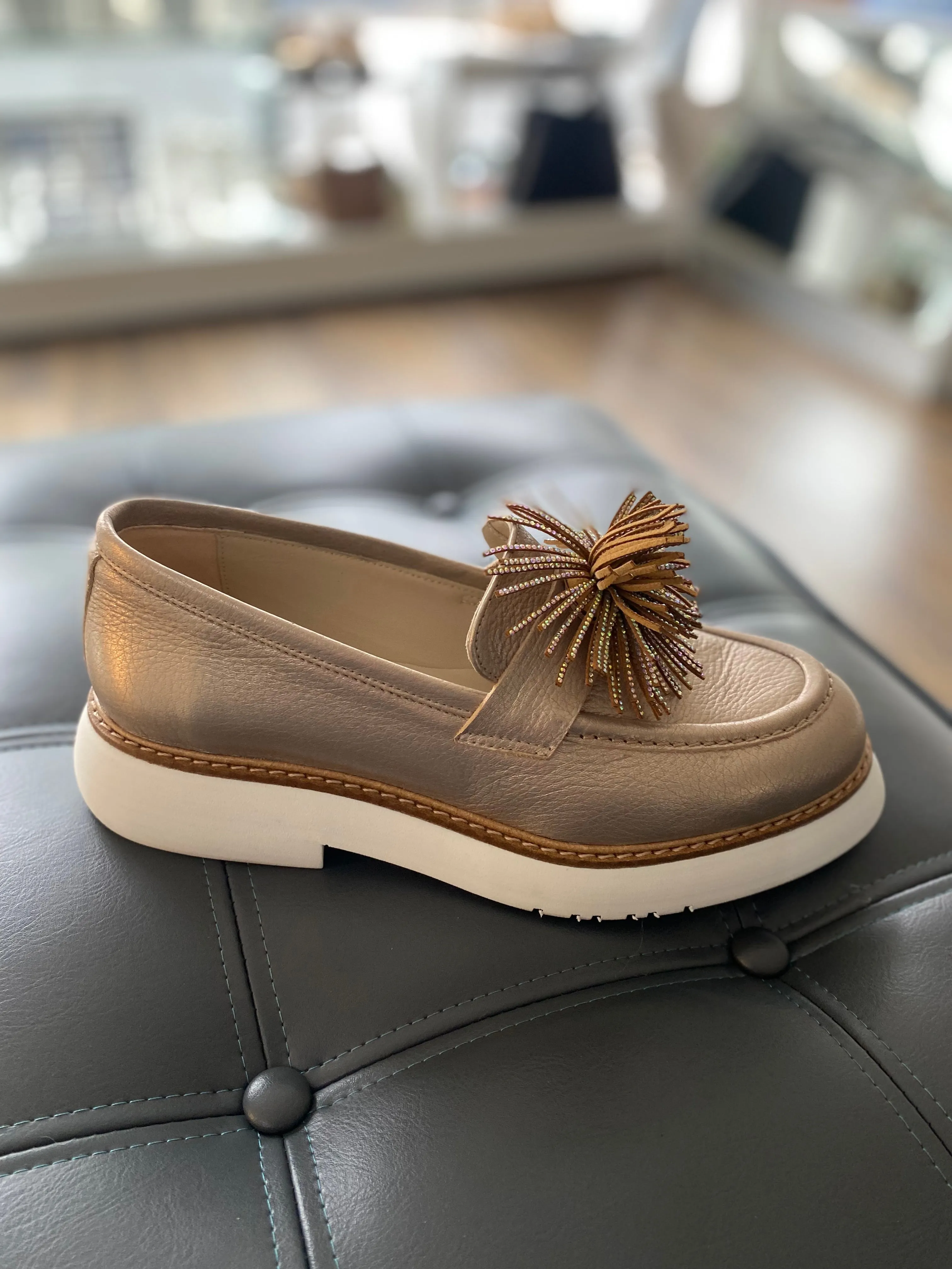 Marian Gold Tassel Loafer