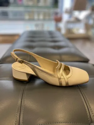 Marian Ivory Block Heel