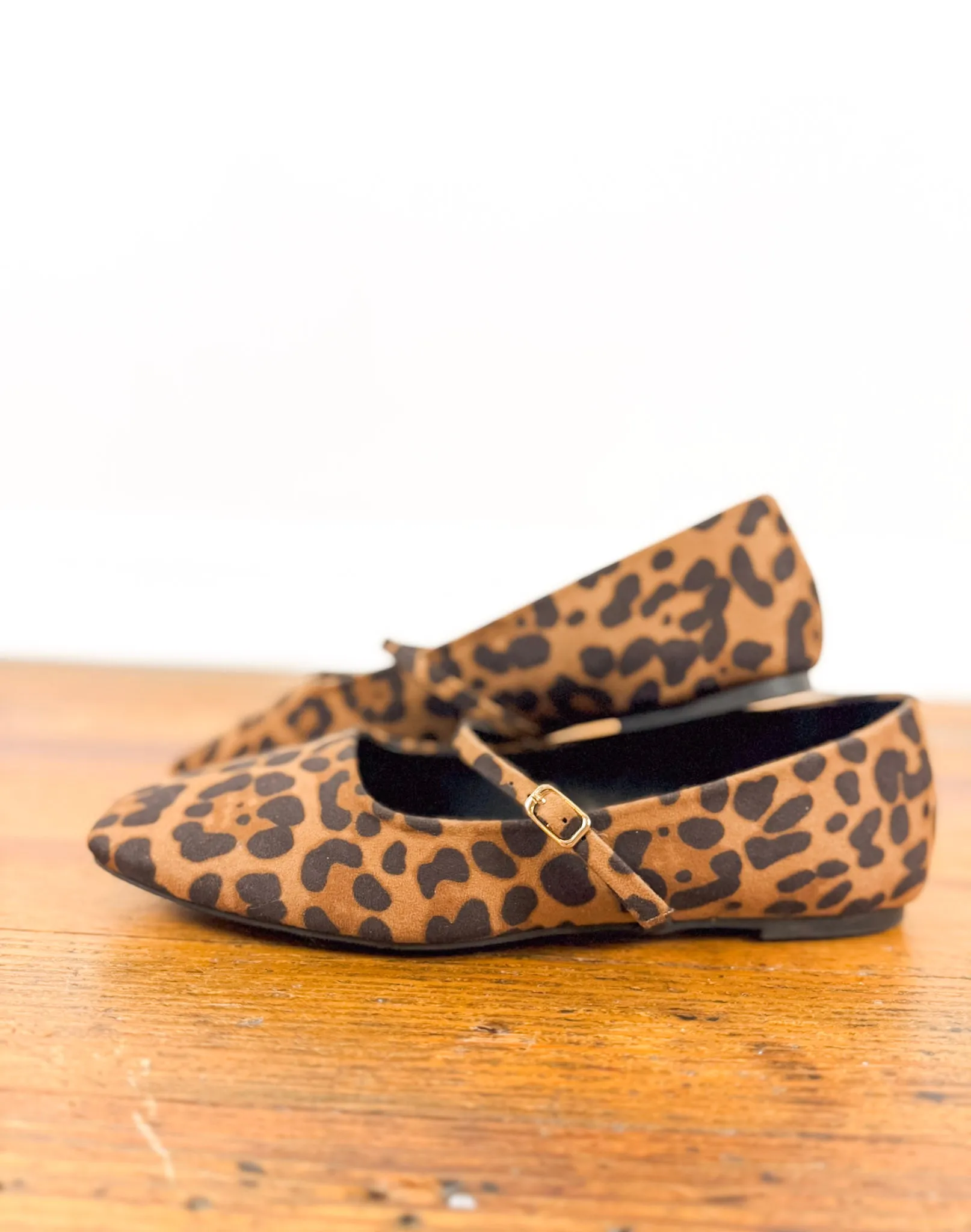 Mary Jane Ballet Flat ((Leopard))