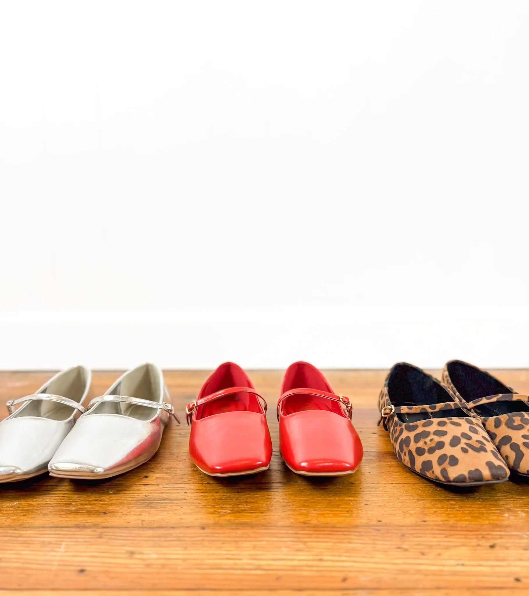 Mary Jane Ballet Flat ((Leopard))