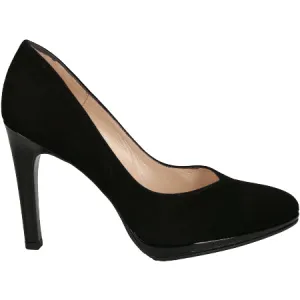 NO RETURN - FINAL SALE PETER KAISER HERDI PLATFORM BLACK SUEDE HIGH HEEL 78911-735
