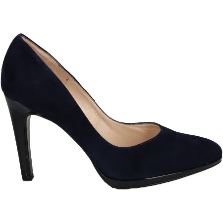 NO RETURN - FINAL SALE - PETER KAISER HERDI PLATFORM NAVY SUEDE HIGH HEEL 78911-732