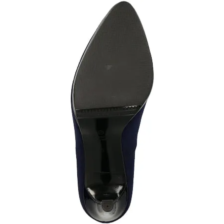 NO RETURN - FINAL SALE - PETER KAISER HERDI PLATFORM NAVY SUEDE HIGH HEEL 78911-732