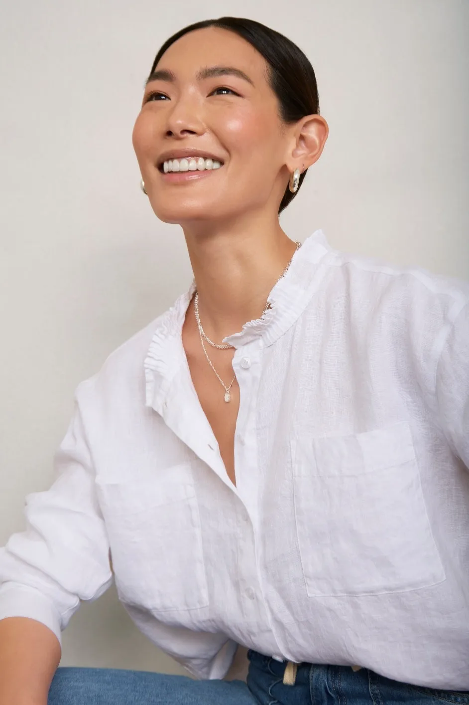 Odile Linen Shirt - White
