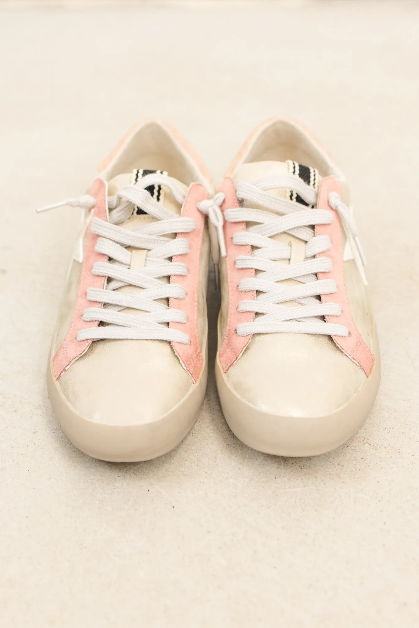 Peach Paula Star Sneaker