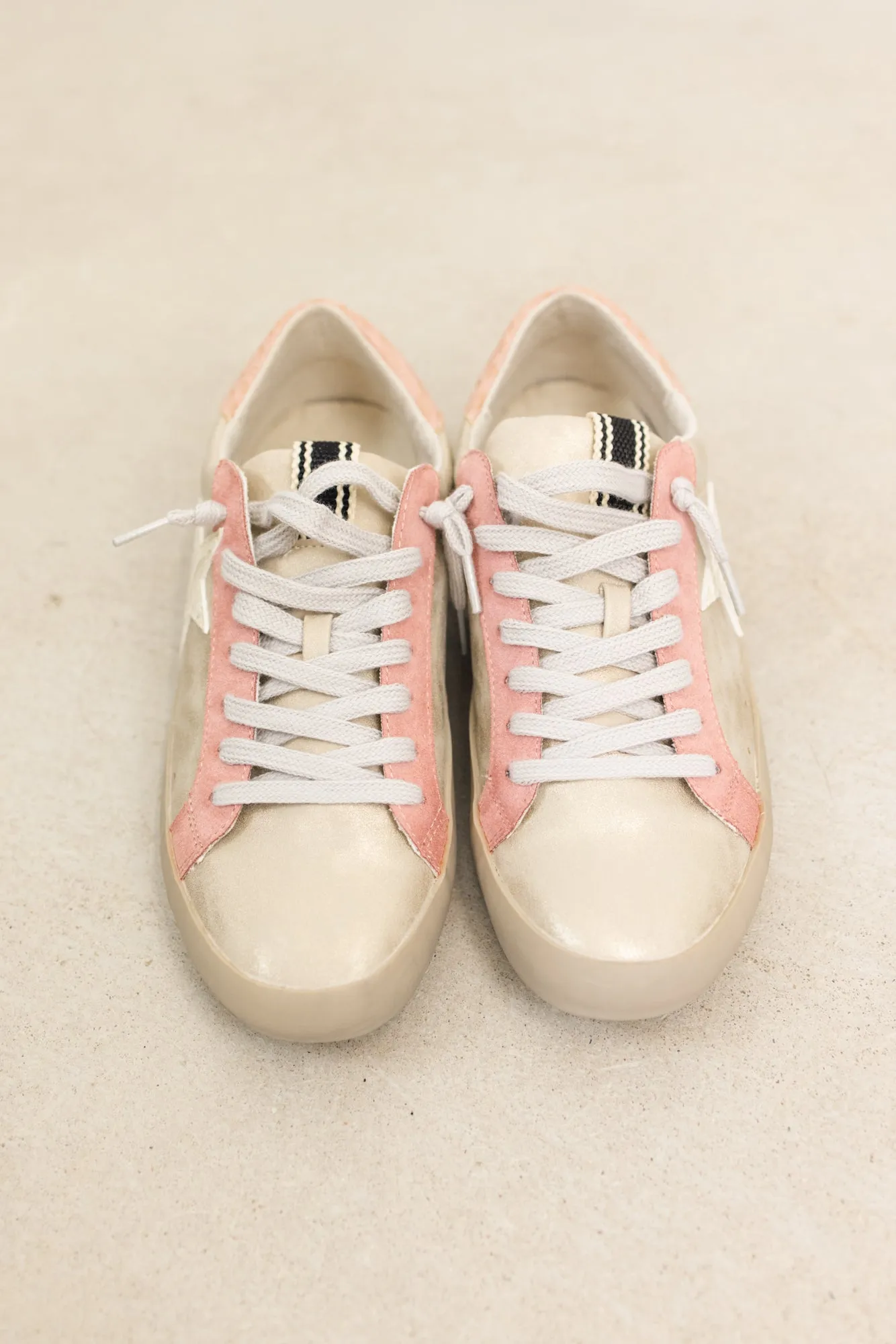 Peach Paula Star Sneaker