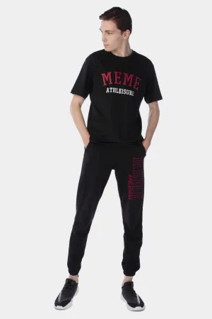 Printed T-Shirt For Men - Black