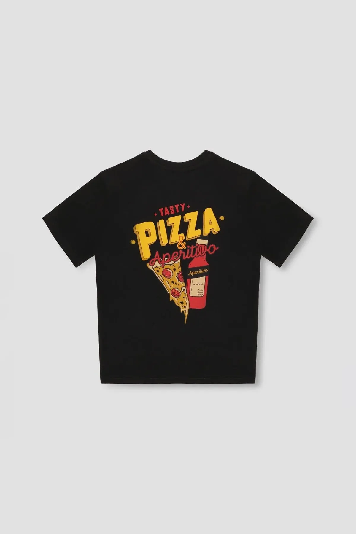 Printed T-Shirt For Men - Black