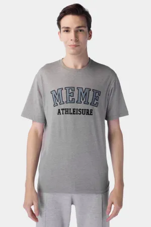 Printed T-Shirt For Men - Light Grey