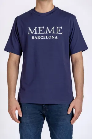 Printed T-Shirt For Men - Navy